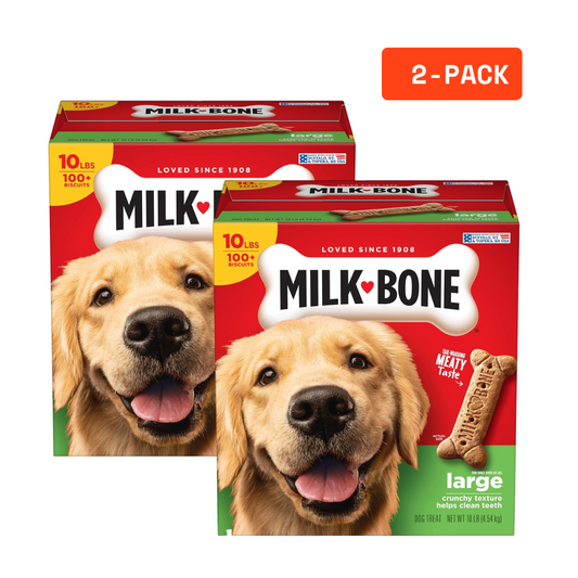 2Pack Original Dog Treats Biscuits for Large Dogs, 10 Pounds (Packaging May Vary)