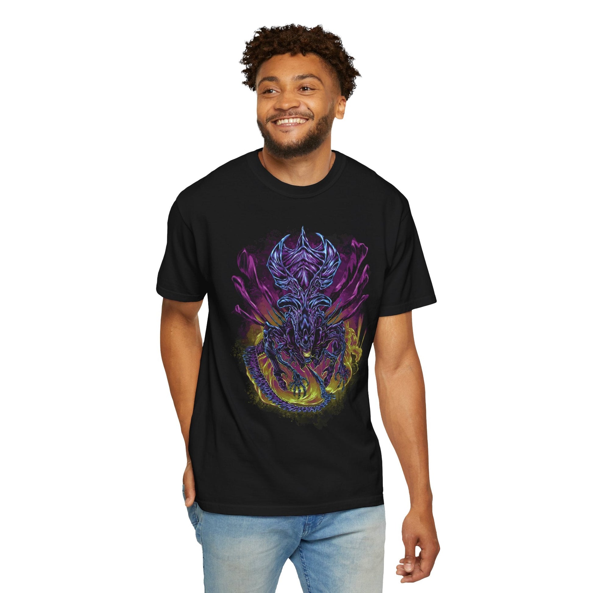 Alien Queen T-Shirt – Galactic Terror Has Arrived Printify