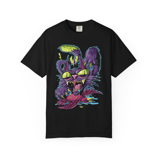 Psycho Cat Tee – Feral Fashion Unleashed Printify