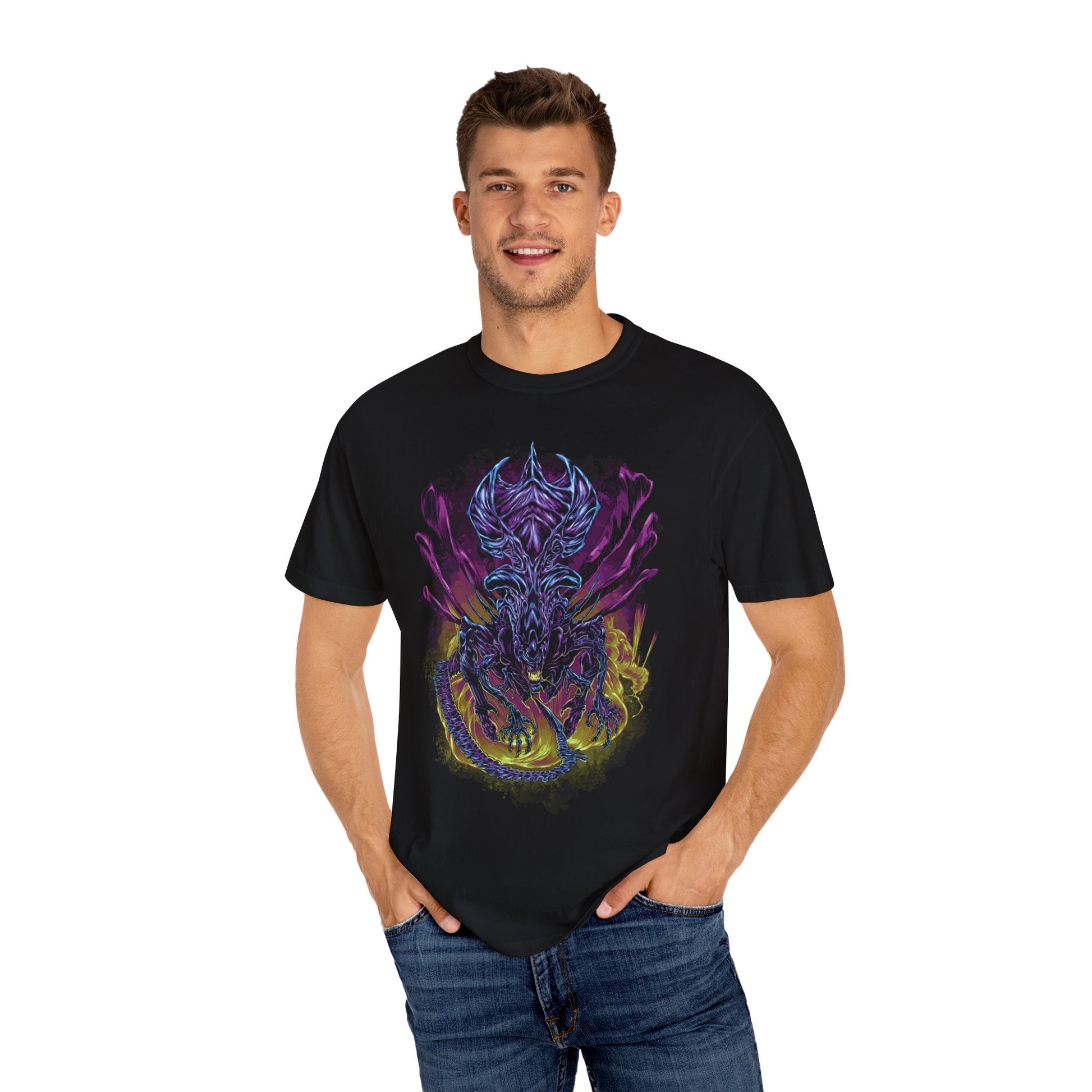 Alien Queen T-Shirt – Galactic Terror Has Arrived Printify