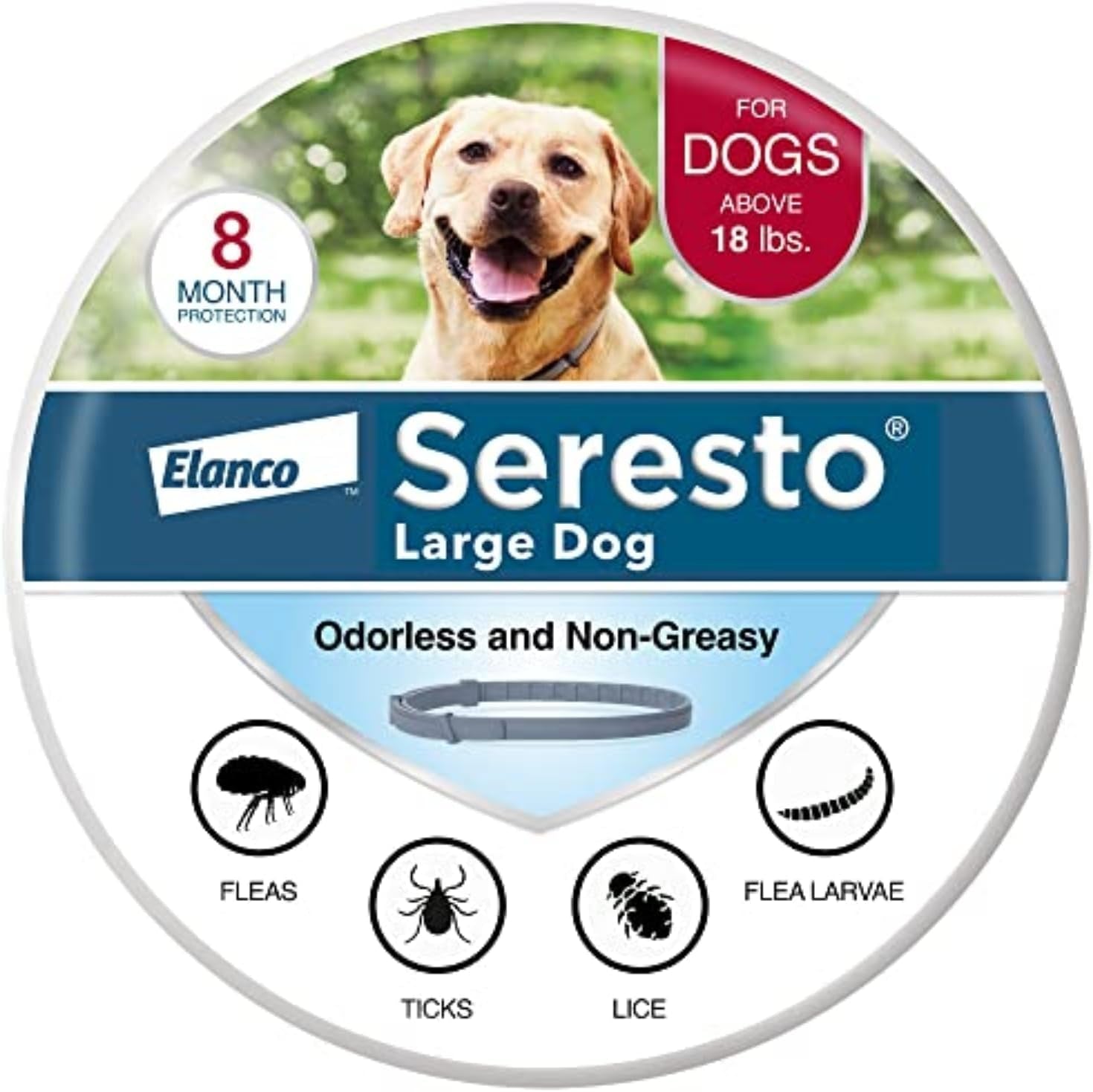 Seresto Flea and Tick Collar for LARGE Dogs NEW & SEALED!