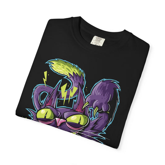 Psycho Cat Tee – Feral Fashion Unleashed Printify