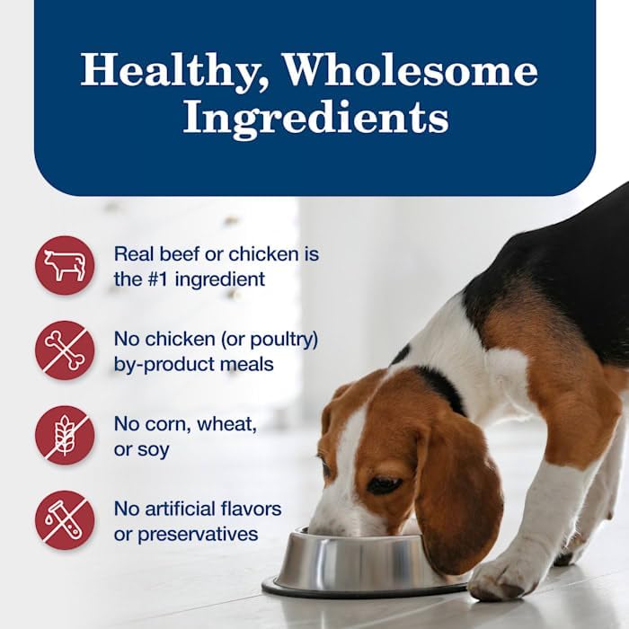 Blue Buffalo Chicken & Beef Pate Wet Dog Food for Adult Dogs - 12.5oz/6ct