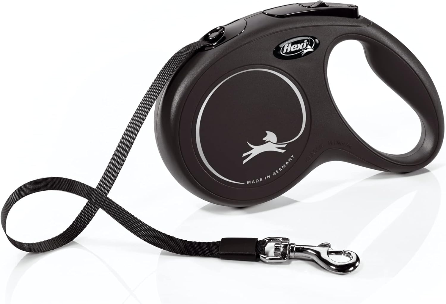 Flexi 26ft Retractable Dog Leash Medium Black Premium Quality Safety Control