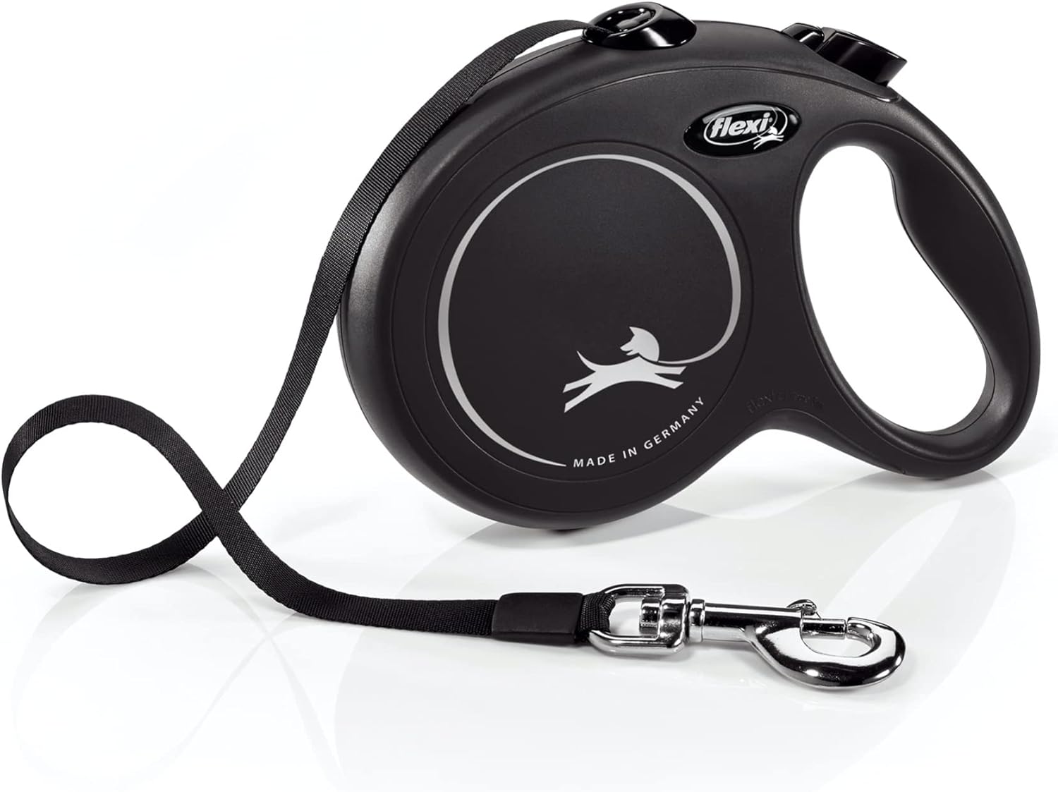 Flexi 26ft Retractable Dog Leash Medium Black Premium Quality Safety Control