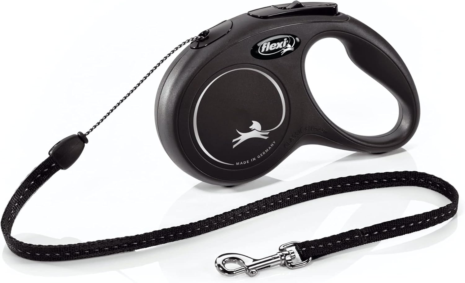 Flexi 26ft Retractable Dog Leash Medium Black Premium Quality Safety Control