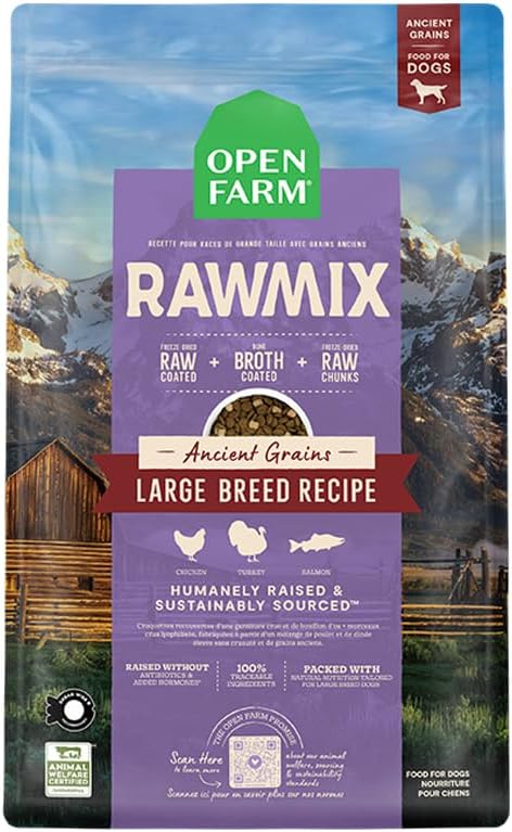 RawMix Dry Dog Food with Ancient Grains, 3.5lb Bag