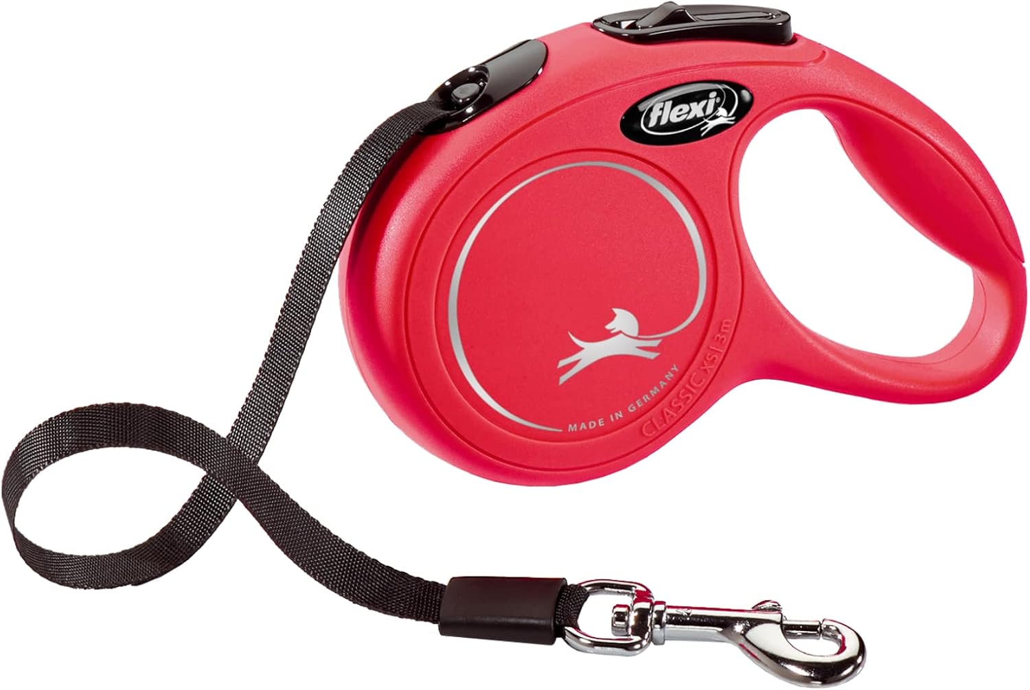 Flexi 26ft Retractable Dog Leash Medium Black Premium Quality Safety Control