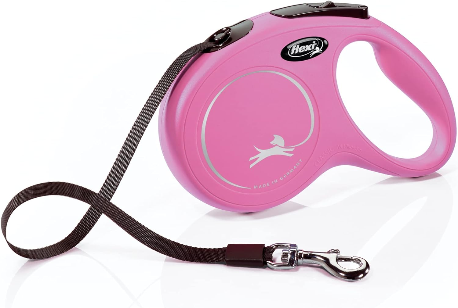 Flexi 26ft Retractable Dog Leash Medium Black Premium Quality Safety Control