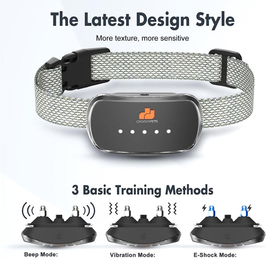 Smart Auto Anti bark Dog Collar Intelligent Waterproof Barking Terminator Device