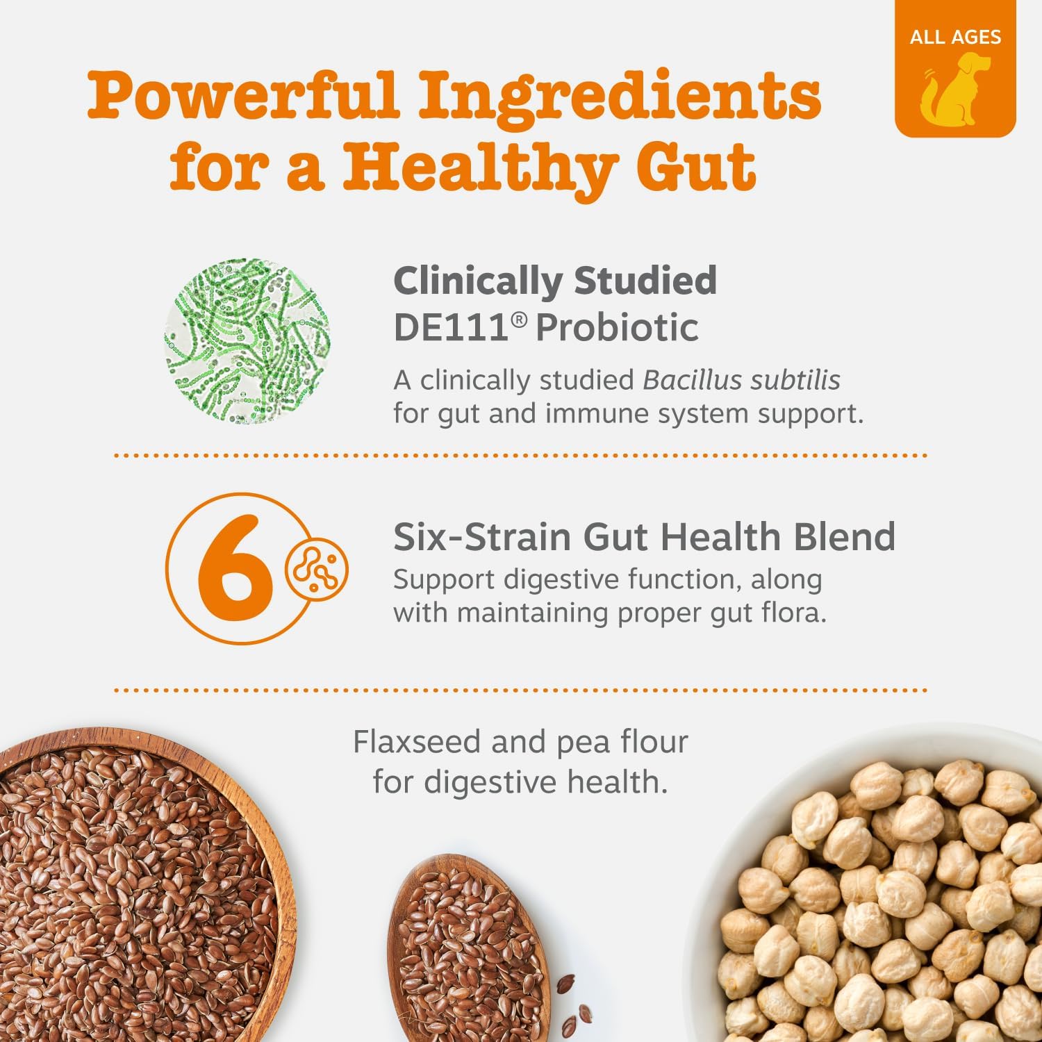 Zesty Paws 90 Probiotics for Dogs Digestive Enzymes for Gut Flora Pumpkin