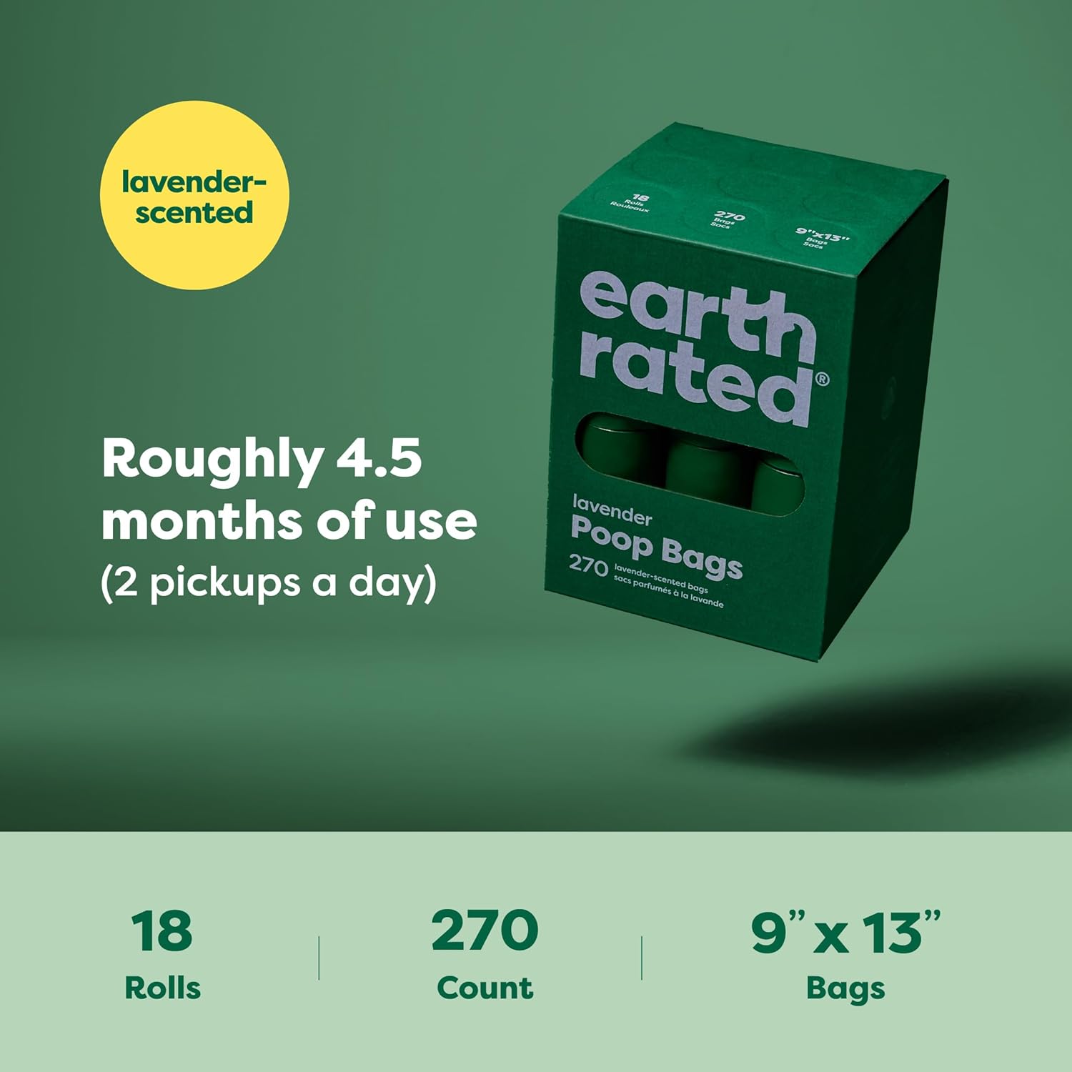 Dog Poop Bags - Leak-Proof and Extra-Thick Pet Waste Bags for Big and Small Dogs