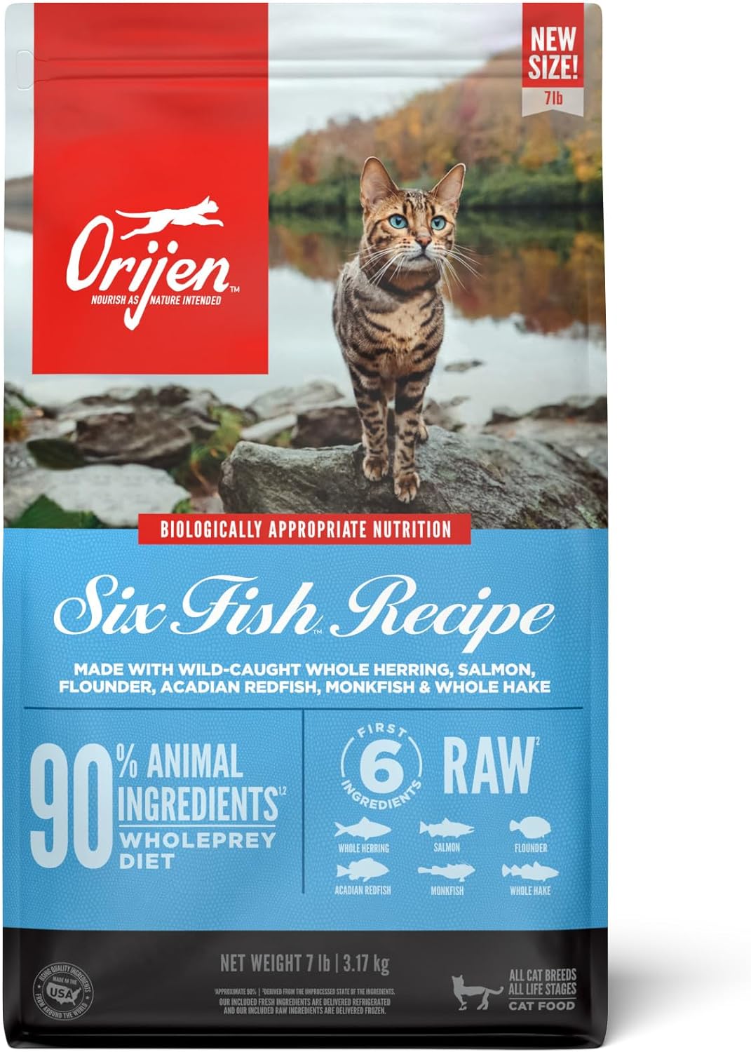 Grain Free High Protein Premium Dry Cat Food Original Recipe 12Lb Bag