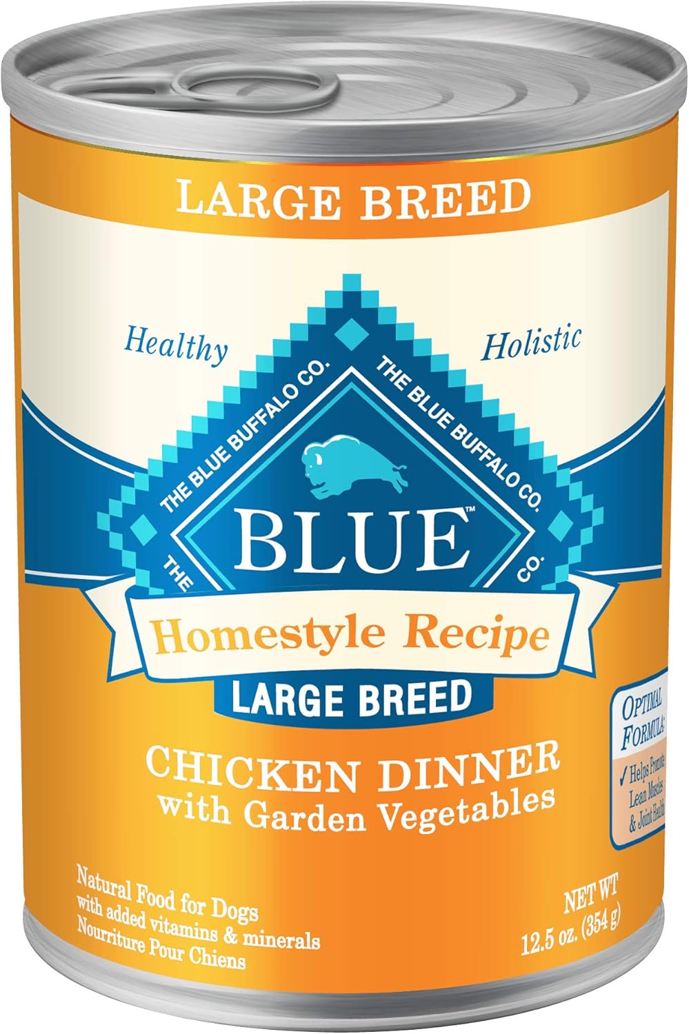 Blue Buffalo Chicken & Beef Pate Wet Dog Food for Adult Dogs - 12.5oz/6ct
