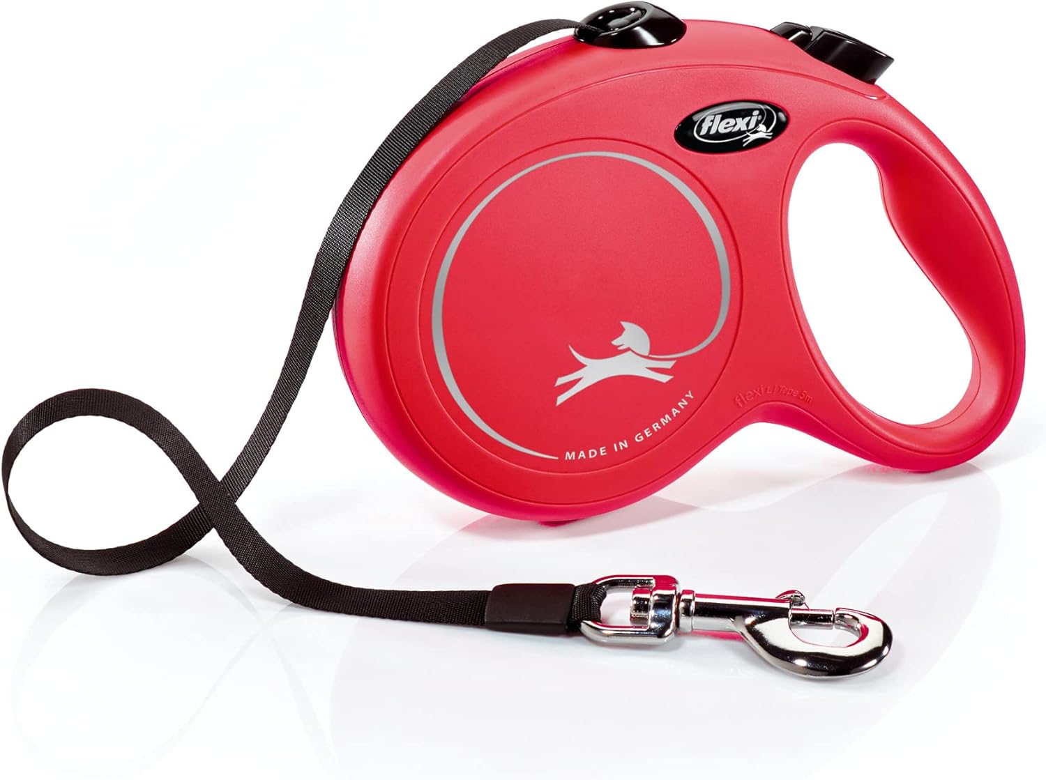 Flexi 26ft Retractable Dog Leash Medium Black Premium Quality Safety Control