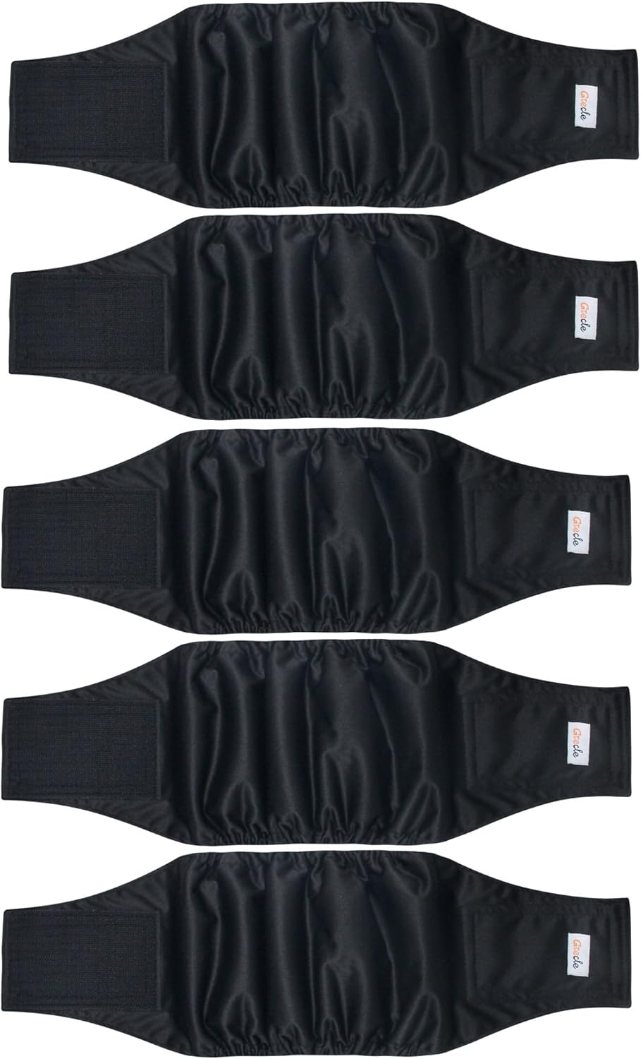 5 Pack Dog Diapers Male Reusable, Premium Belly Bands for Male Dogs