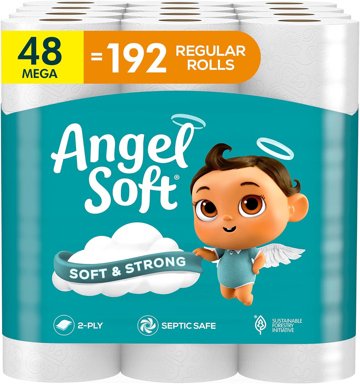 Angel Soft Toilet Paper Mega Count 16