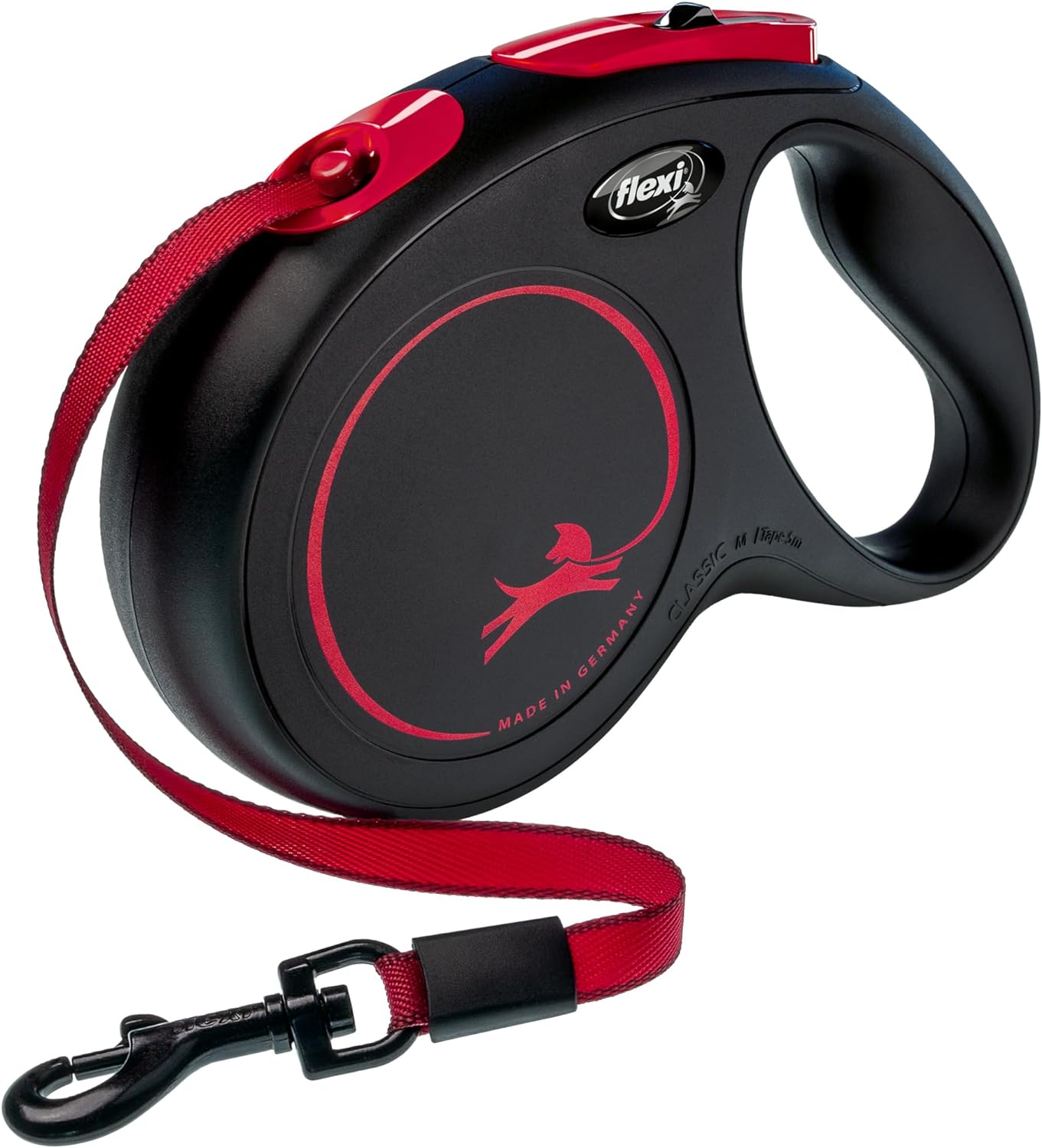 Flexi 26ft Retractable Dog Leash Medium Black Premium Quality Safety Control