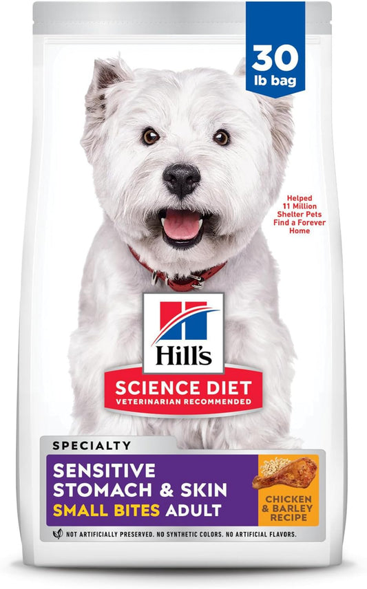 Hill's Science Diet Adult Sensitive Stomach & Sensitive Skin Small BitesDry 30lb