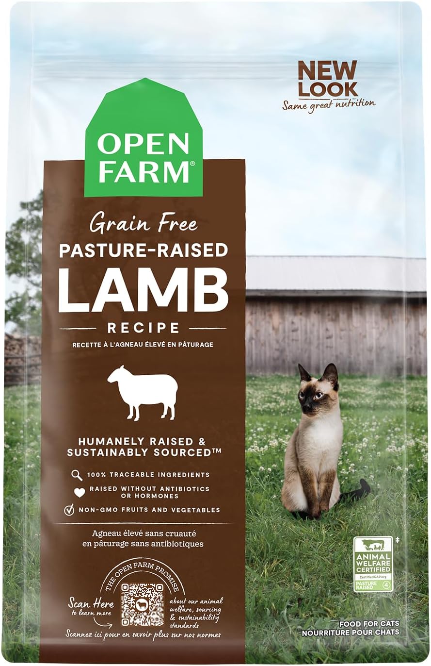 Open Farm Turkey Chicken Cat Food 4lb Grain Free Crunchy Recipe