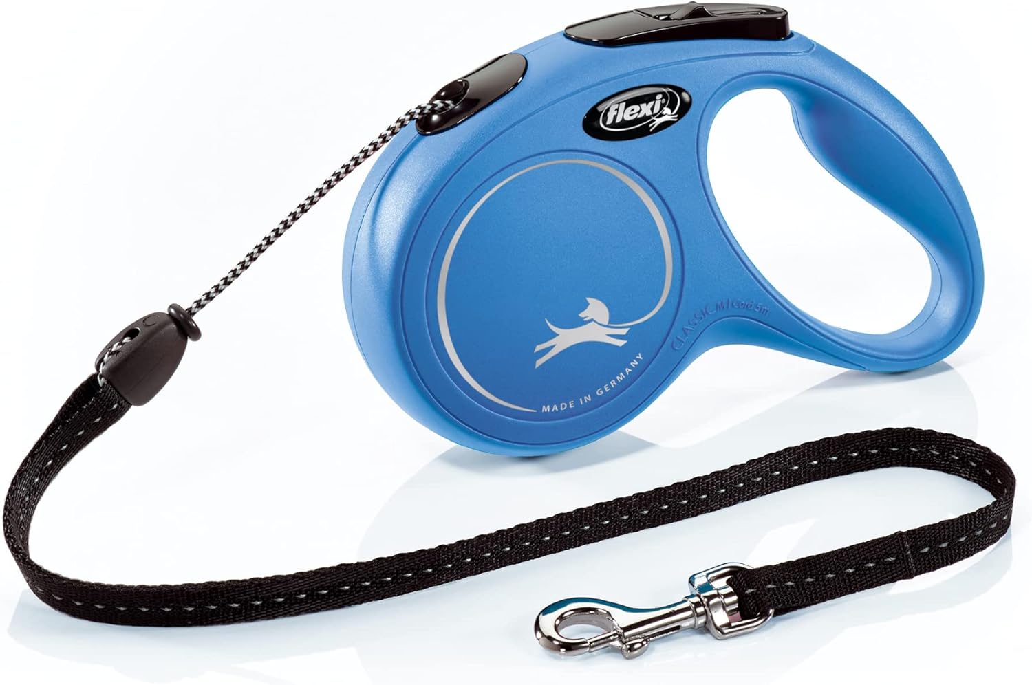 Flexi 26ft Retractable Dog Leash Medium Black Premium Quality Safety Control