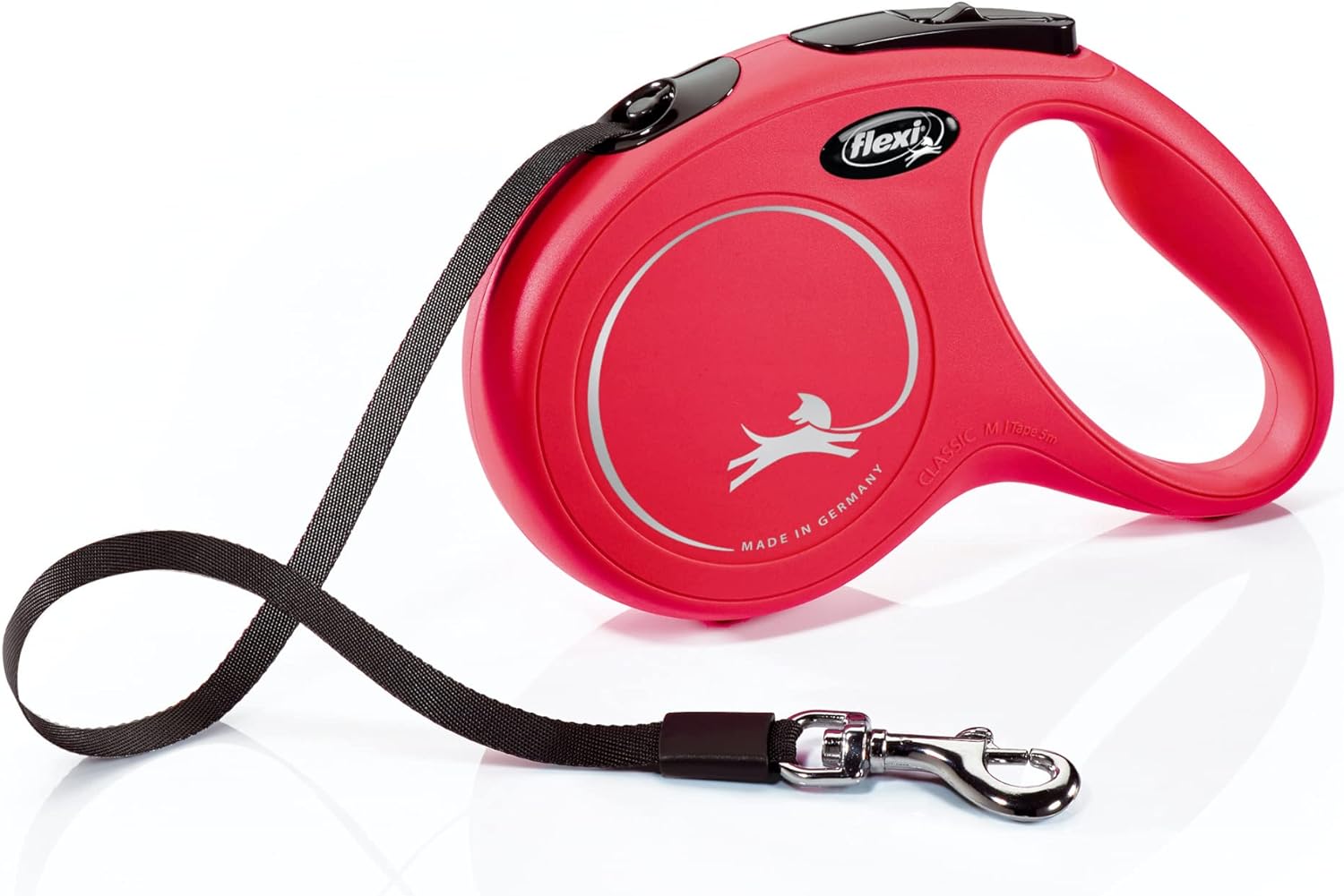 Flexi 26ft Retractable Dog Leash Medium Black Premium Quality Safety Control
