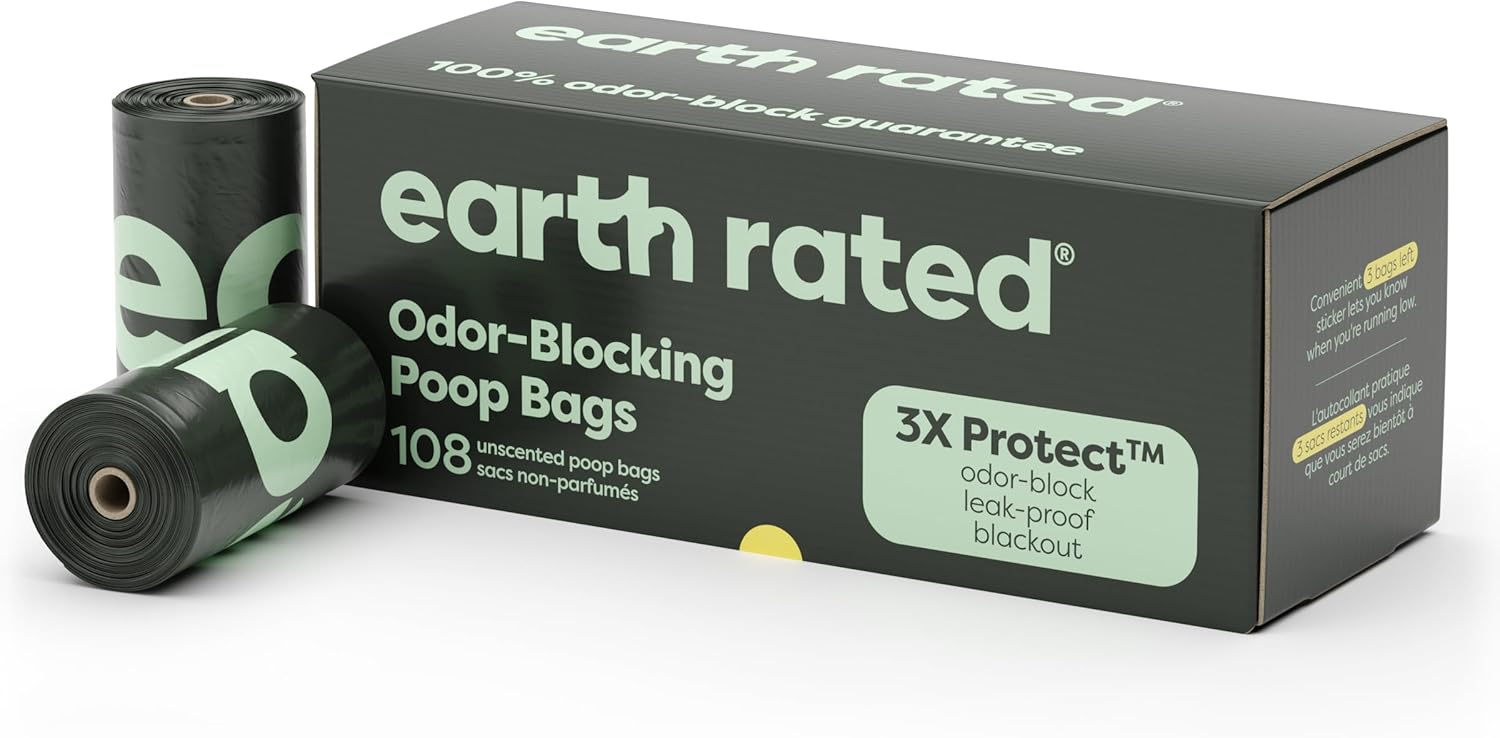 Dog Poop Bags - Leak-Proof and Extra-Thick Pet Waste Bags for Big and Small Dogs