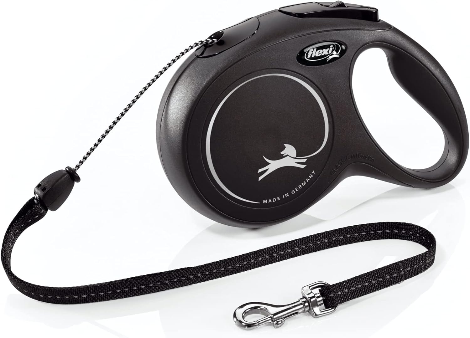 Flexi 26ft Retractable Dog Leash Medium Black Premium Quality Safety Control