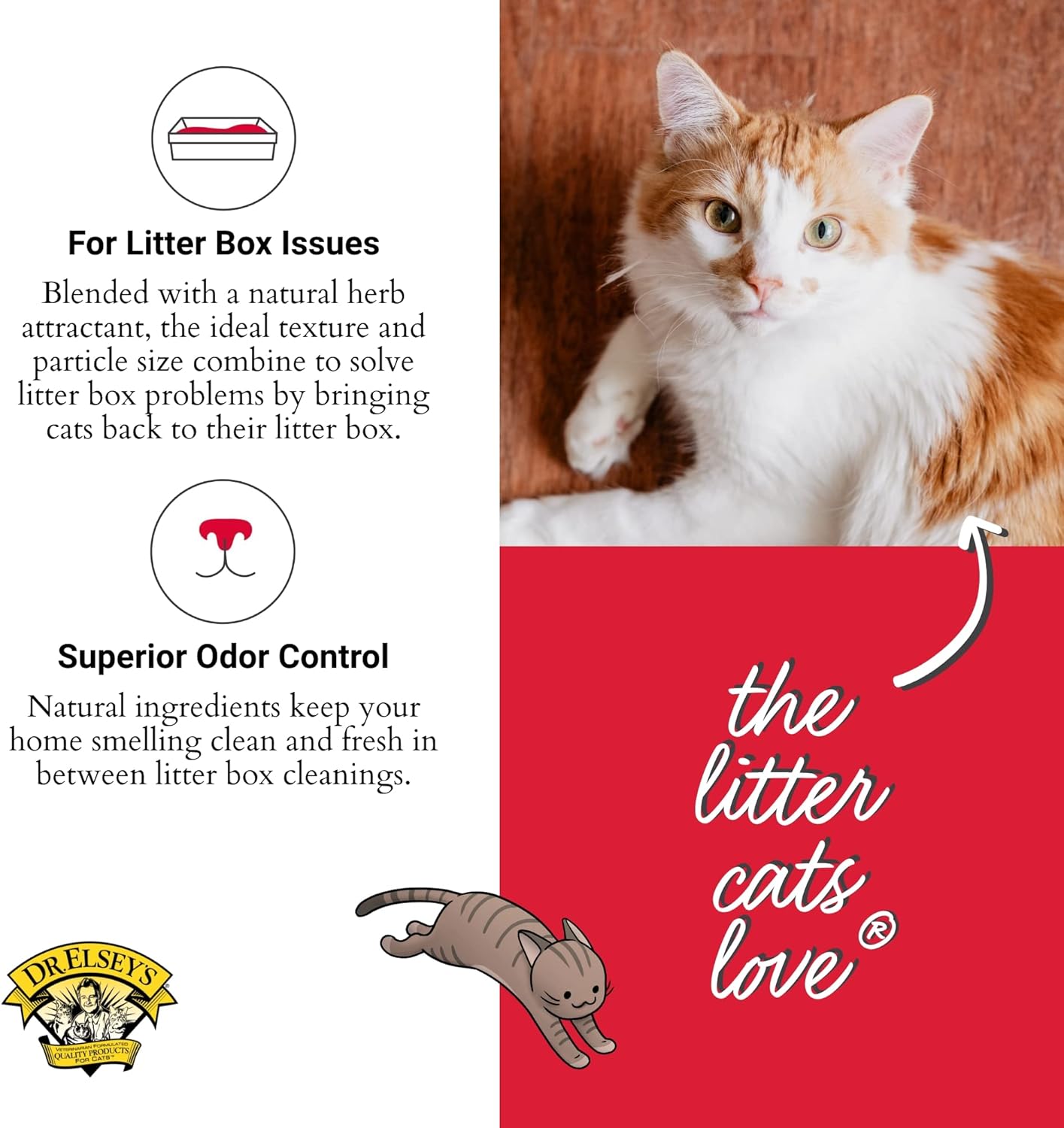 2 Pack Dr. Elsey's Precious Cat Multi-Cat Clumping Unscented Clay Cat Litter