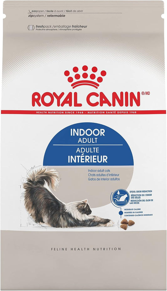 Royal Canin Adult Indoor Cat Food 3lb Hairball Weight Management Digestive