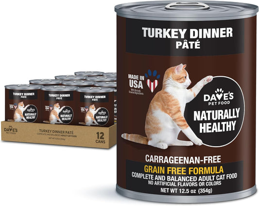 Pet Food Grain Free Wet Canned Cat Food (Turkey) Added Vitamins & Minerals