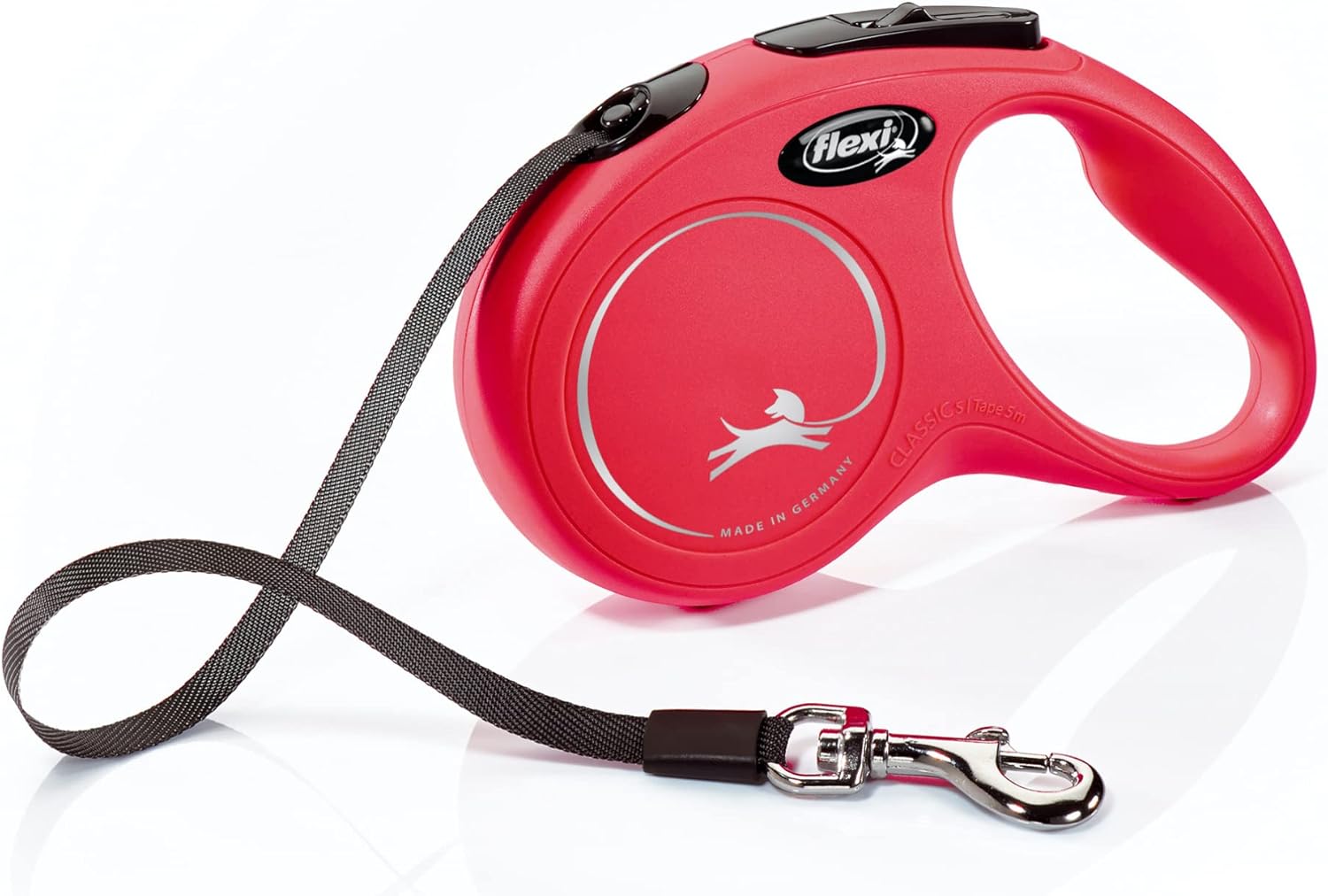 Flexi 26ft Retractable Dog Leash Medium Black Premium Quality Safety Control