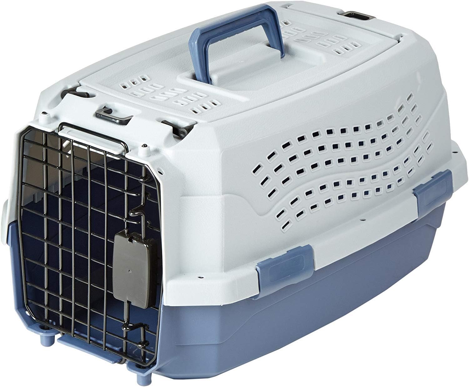 Pet, Cat, Dog Travel Carrier, 23" 2-Door Top-Load Hard-Sided Portable Dog Kennel