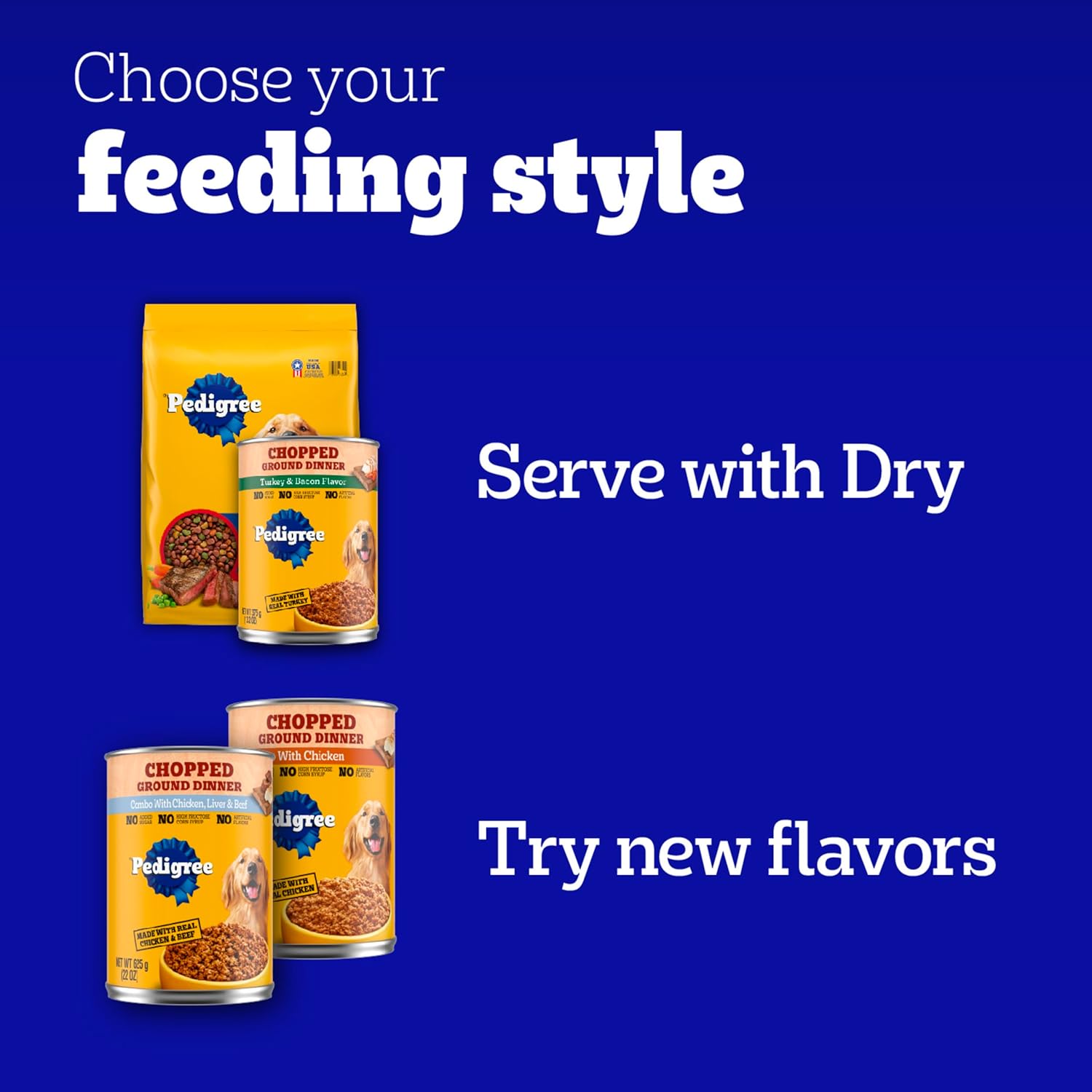 PEDIGREE CHOICE CUTS IN GRAVY Adult Canned Soft Wet Dog Food with Beef, 13.2 oz.