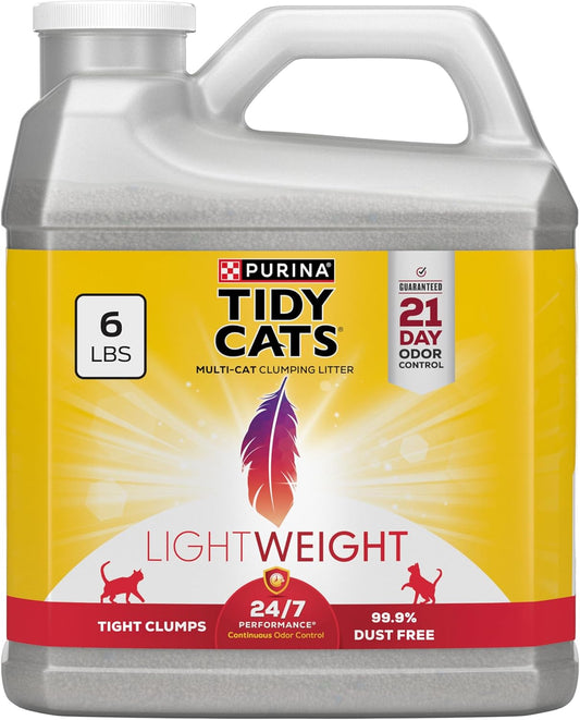 2Pack Purina Tidy Cats Lightweight 24/7 Performance Odor Control Clumping Cat Litter