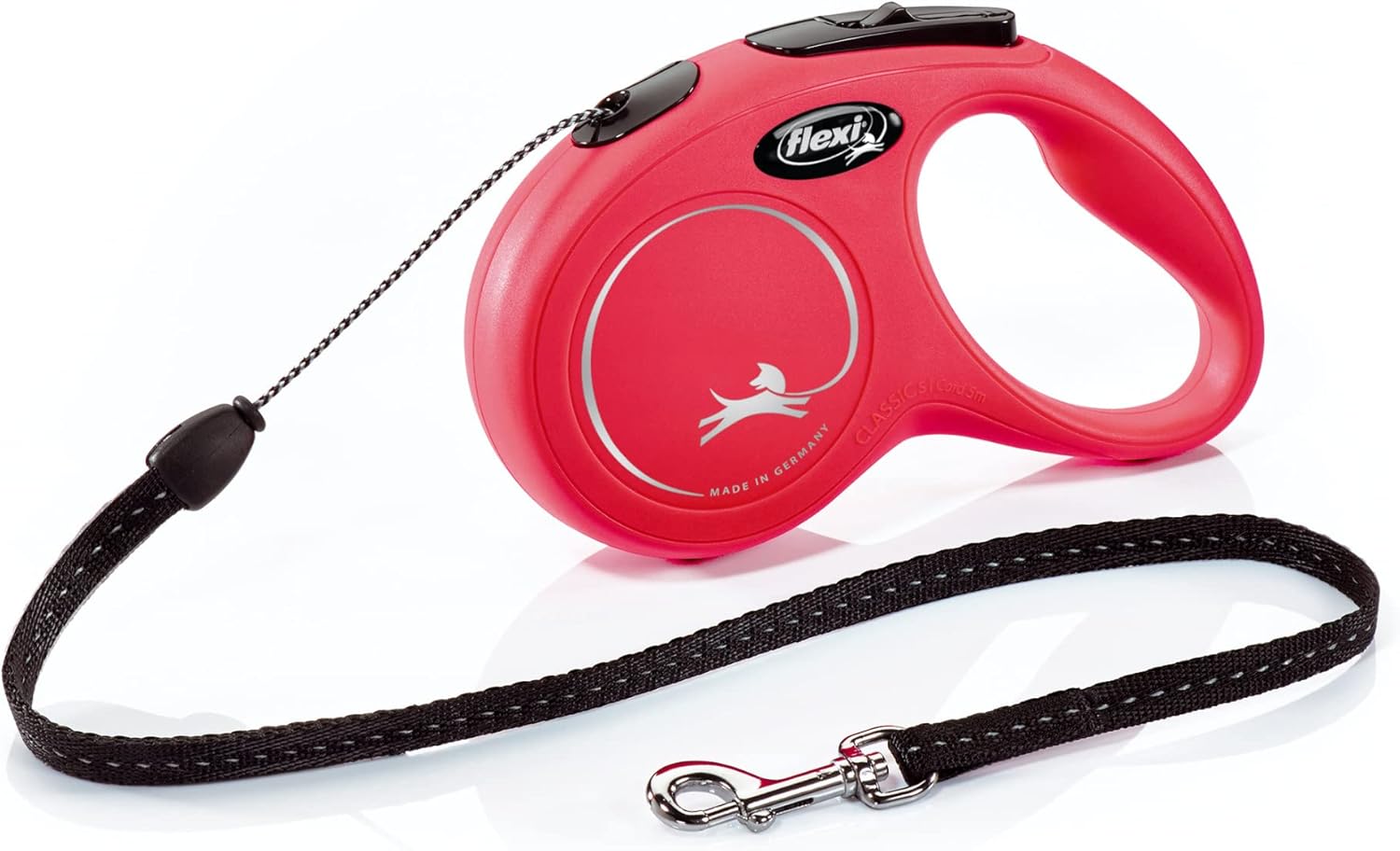 Flexi 26ft Retractable Dog Leash Medium Black Premium Quality Safety Control
