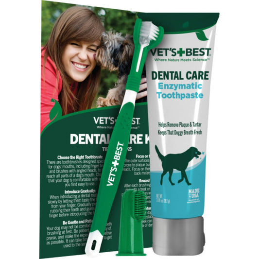 Dog Toothpaste & Dog Toothbrush, Dental Kit, Plaque Remover for Teeth