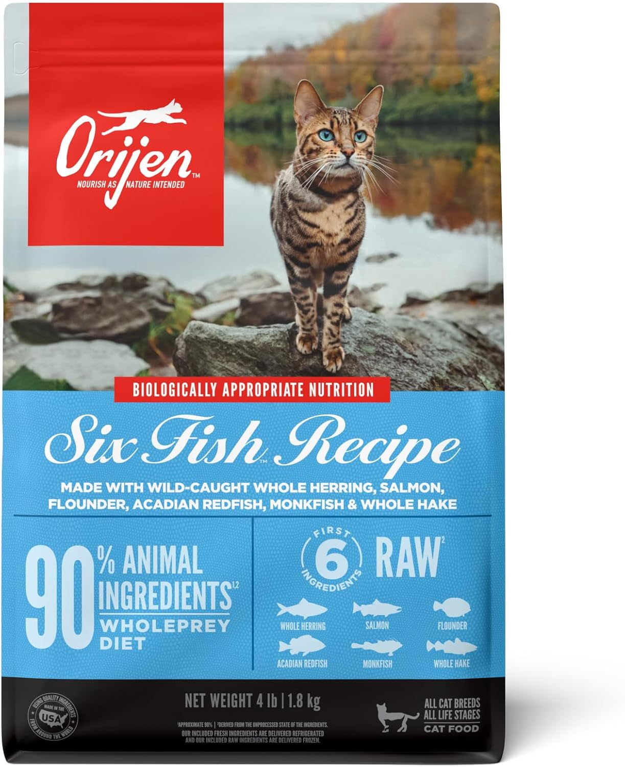 Grain Free High Protein Premium Dry Cat Food Original Recipe 12Lb Bag
