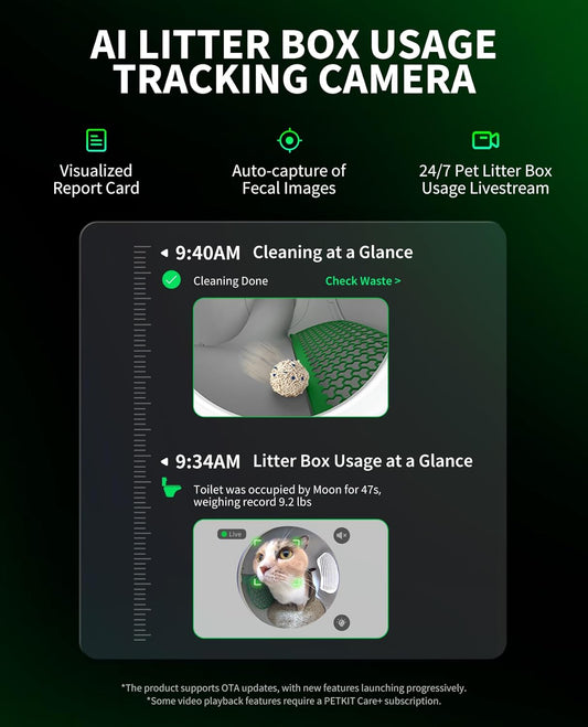 PETKIT Purobot Ultra Self-Packing & AI-Powered Camera Automatic Cat Litter Box