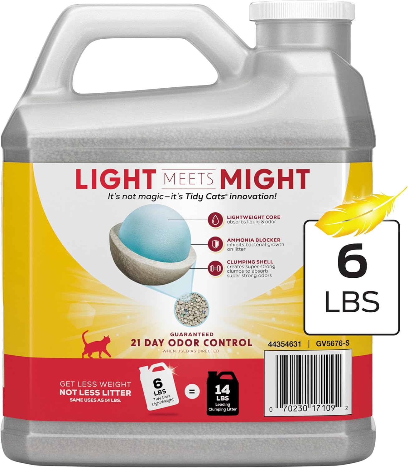 2Pack Purina Tidy Cats Lightweight 24/7 Performance Odor Control Clumping Cat Litter