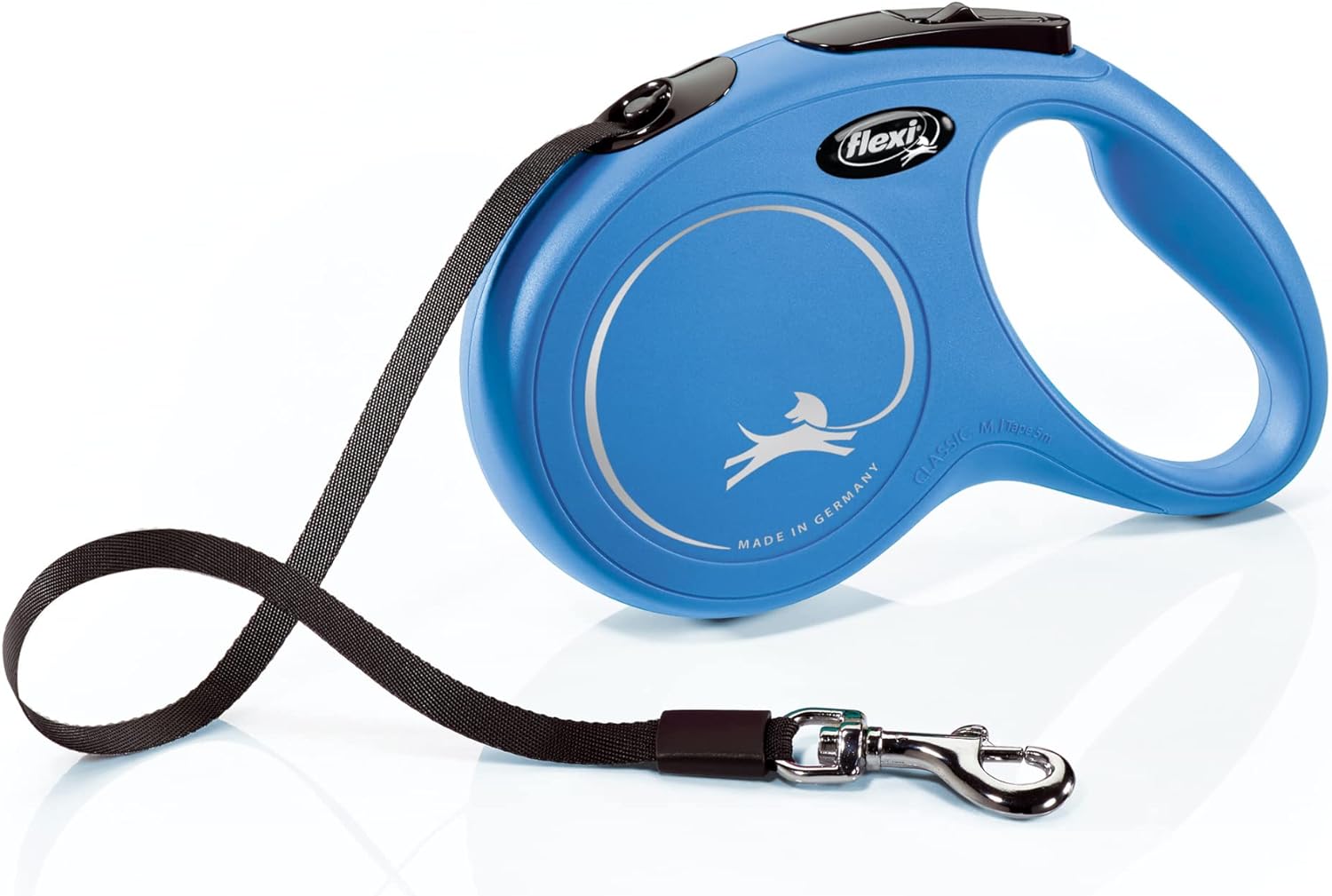 Flexi 26ft Retractable Dog Leash Medium Black Premium Quality Safety Control