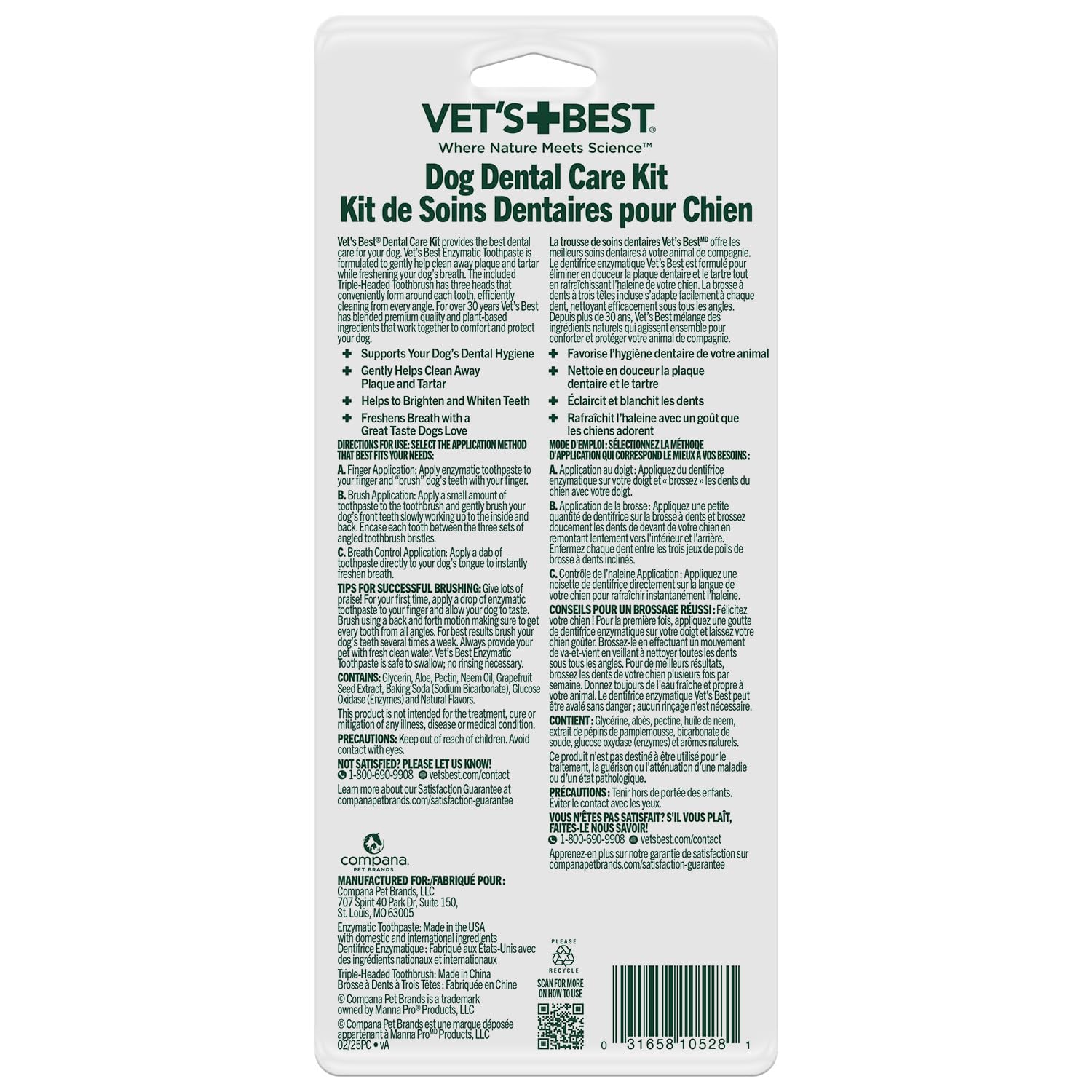 Dog Toothpaste & Dog Toothbrush, Dental Kit, Plaque Remover for Teeth