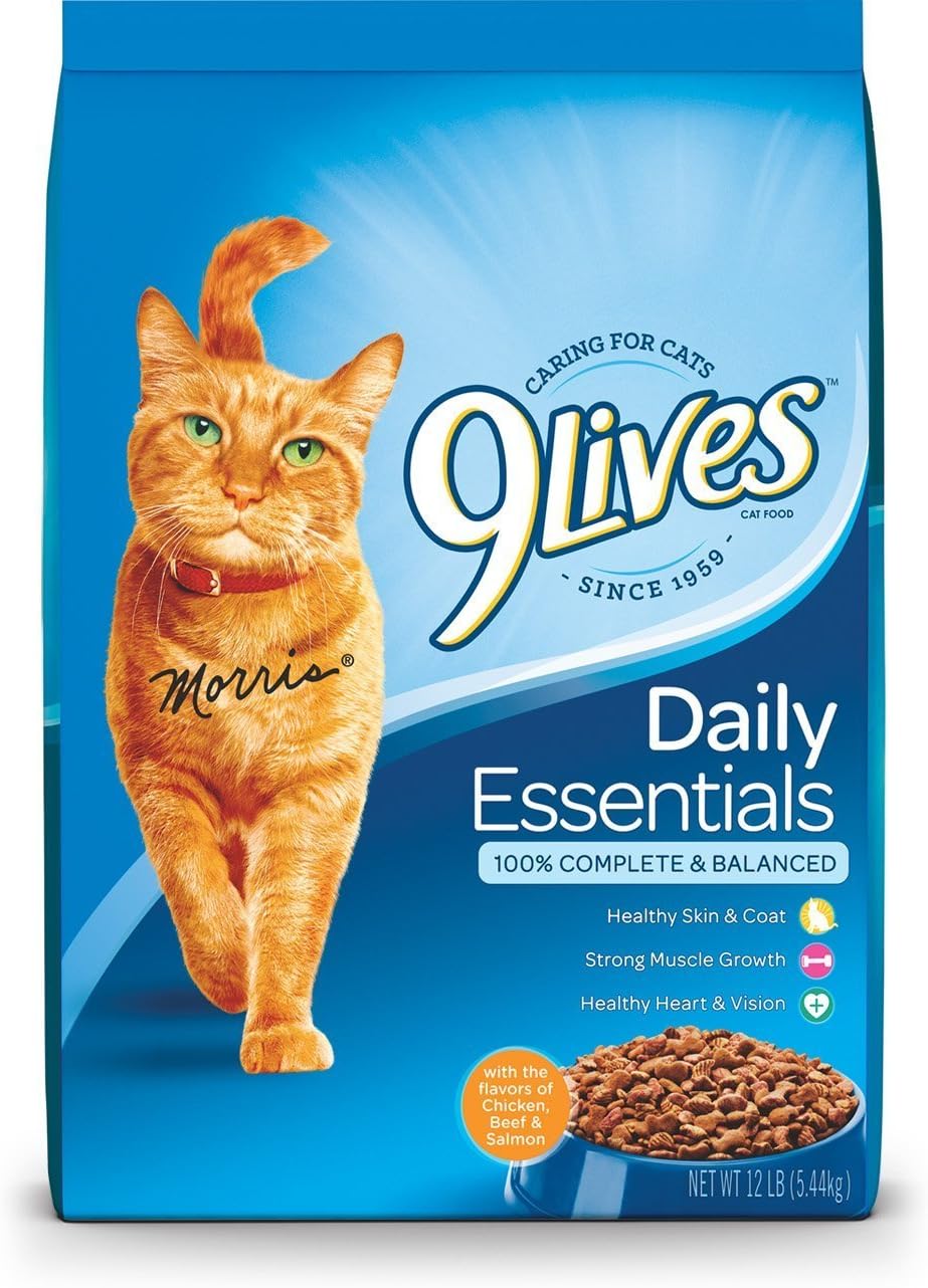2 Bag 9Lives Daily Essentials Dry Cat Food, 20-Pound Bag