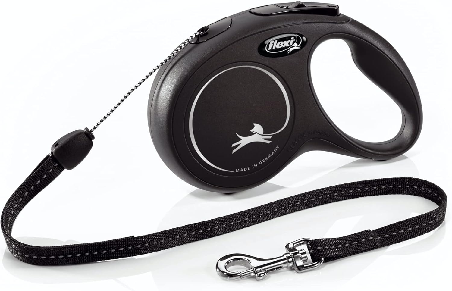Flexi 26ft Retractable Dog Leash Medium Black Premium Quality Safety Control