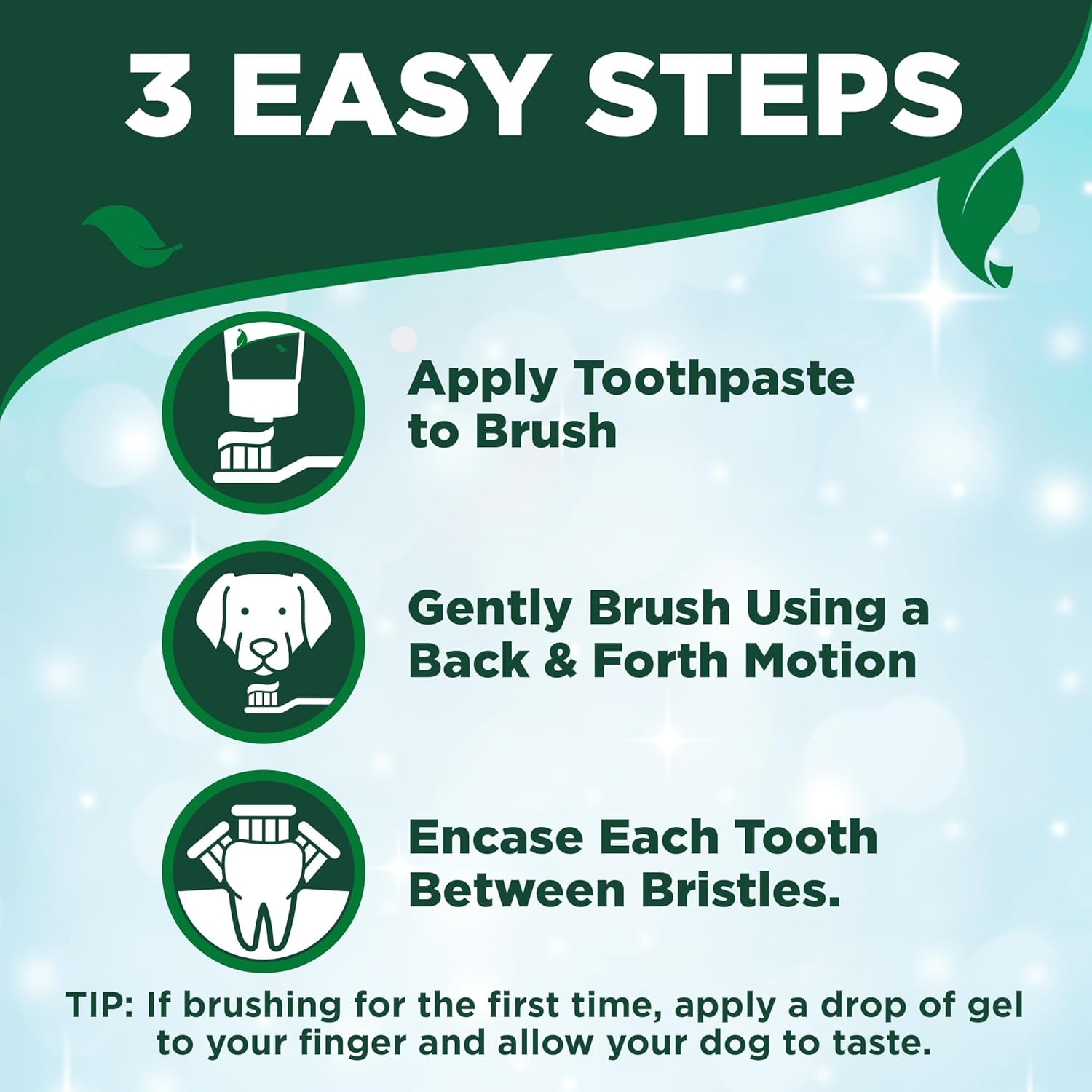 Dog Toothpaste & Dog Toothbrush, Dental Kit, Plaque Remover for Teeth