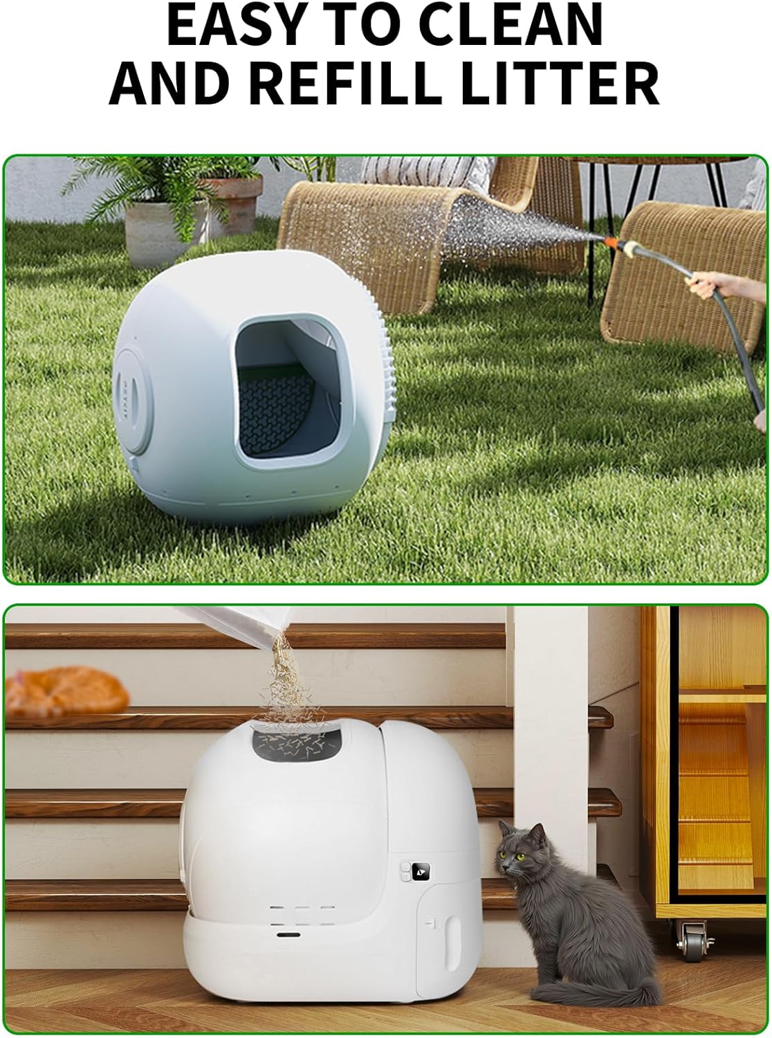 PETKIT PuraMAX 2 Automatic Smart Cat Litter Box Self-Cleaning Cat Litter Box