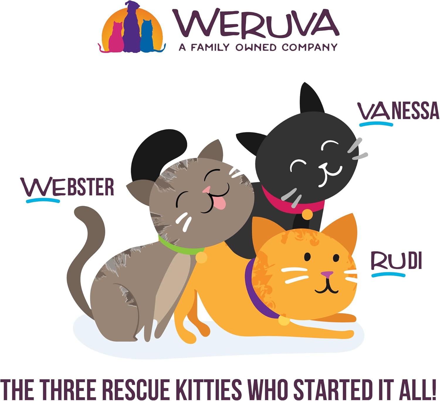 Weruva Cats in The Kitchen Kitchen Cuties Variety Pack Wet Cat Food 3.2oz
