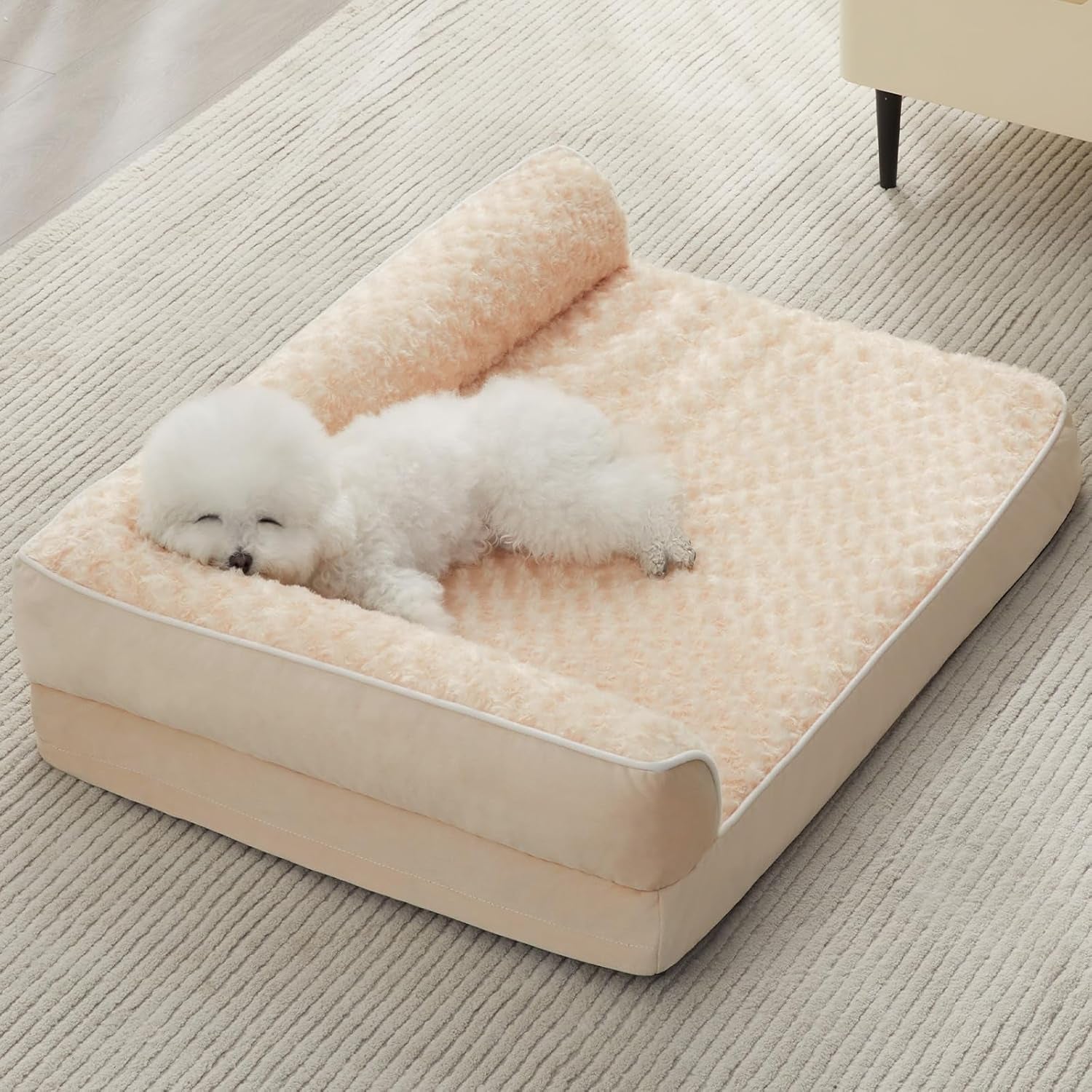 Orthopedic Dog Bed for Extra Large Dogs-Big Waterproof Sofa Dog Bed with Removable Washable Cover, Large Pet Bed with Waterproof Lining and Nonskid Bottom,Pet Bed for Large Dogs