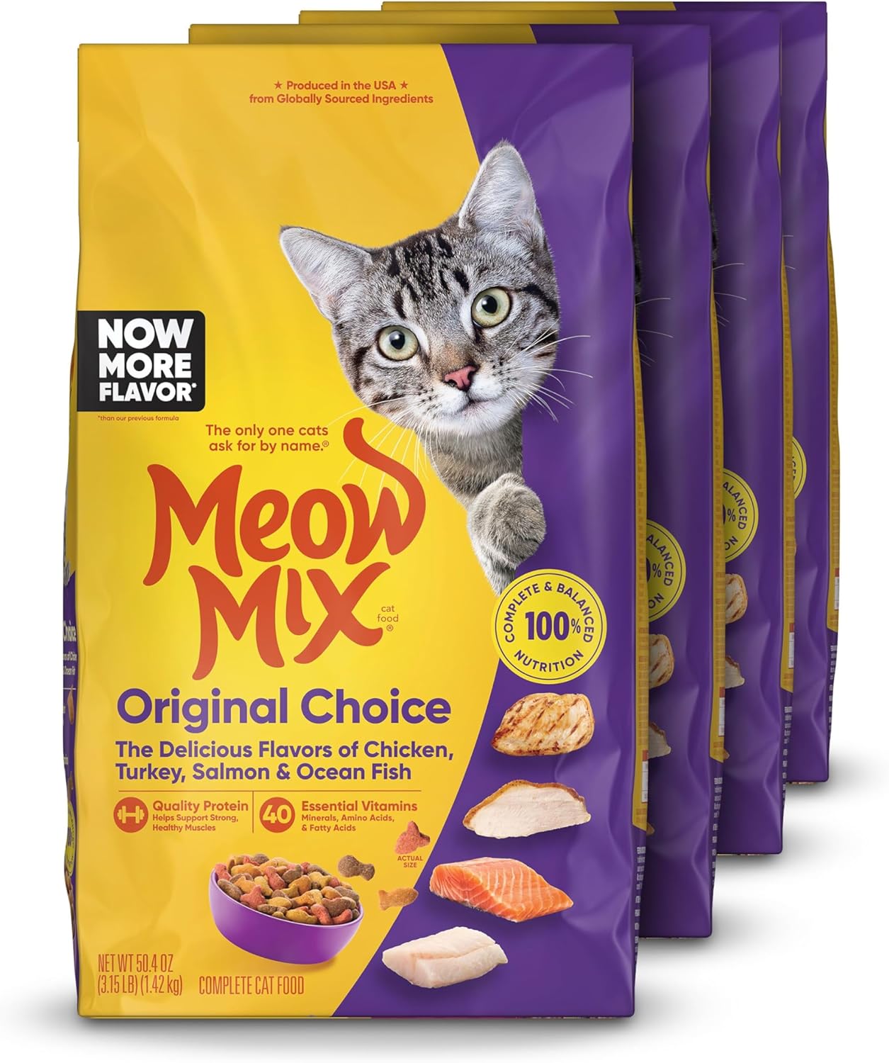 2Pack Original Choice Dry Cat Food, 22 Pound Bag