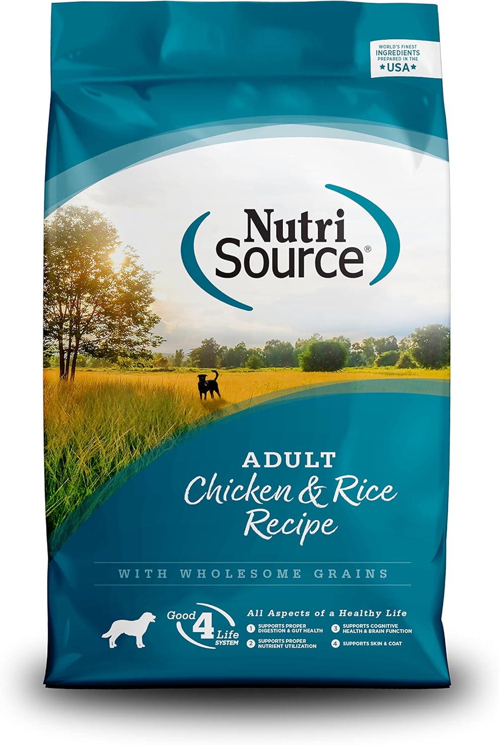 NutriSource Adult Dry Dog Food Chicken Rice 26LB
